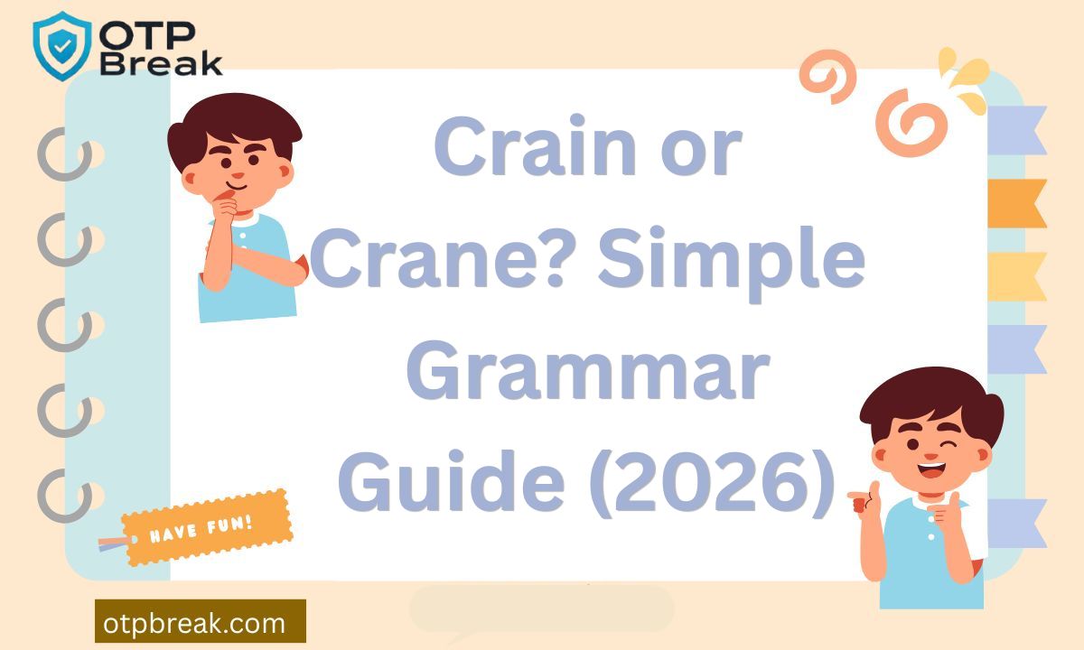 Crain or Crane? Simple Grammar Guide (2026)