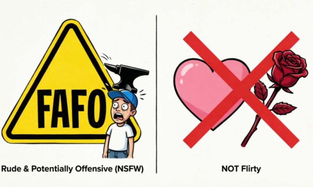 Is FAFO Rude, Flirty, or Offensive